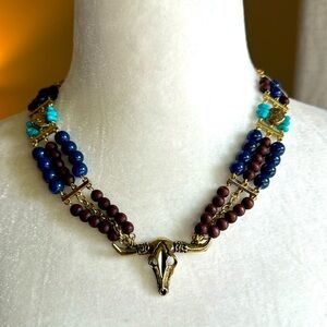 NWOT Western Longhorn Necklace